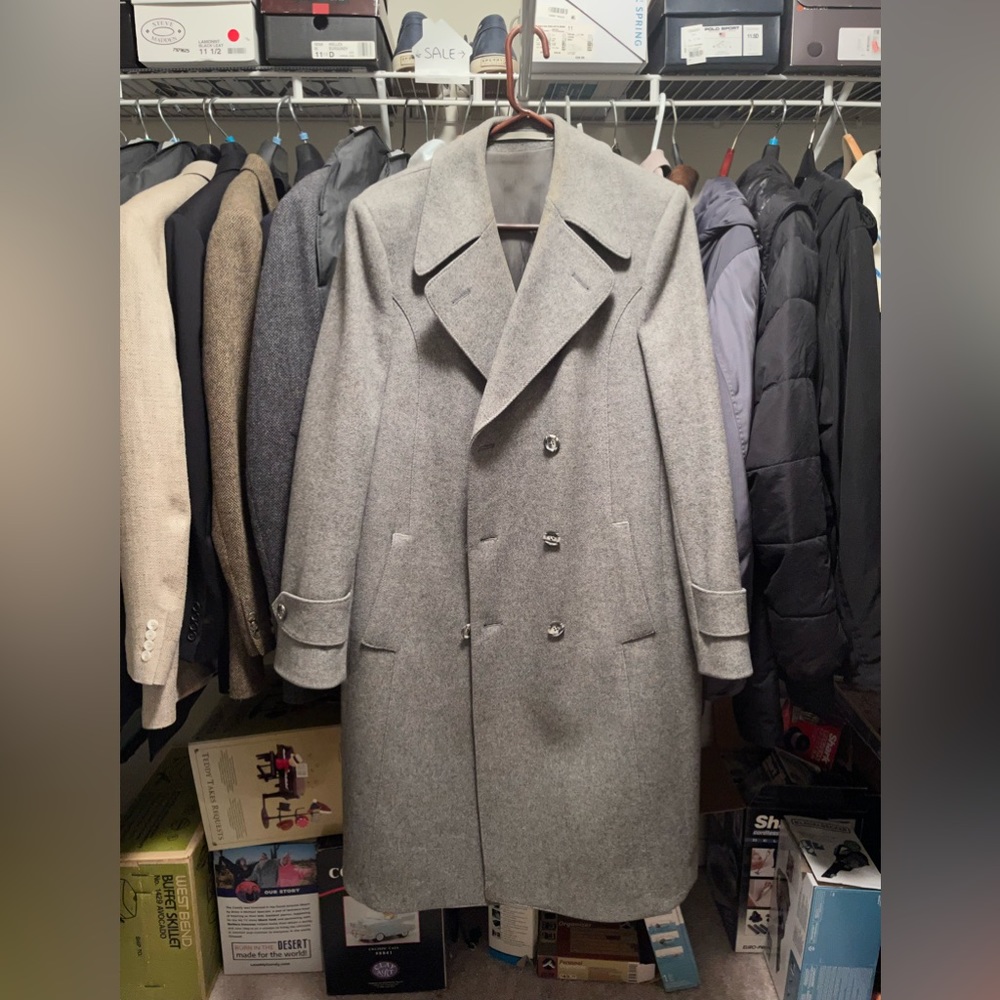 Long Wool Grey Coat